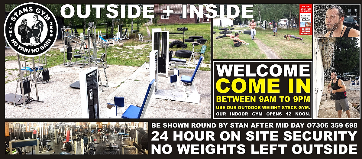 STANS GYM, OUTSTANDING OUTDOOR + INDOOR GYM OPEN,
